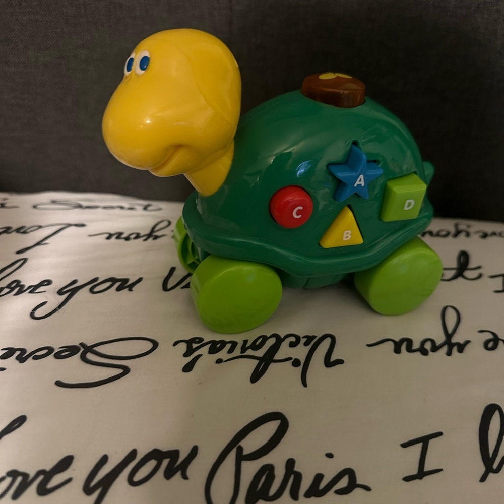 Green and Yellow Turtle Toy